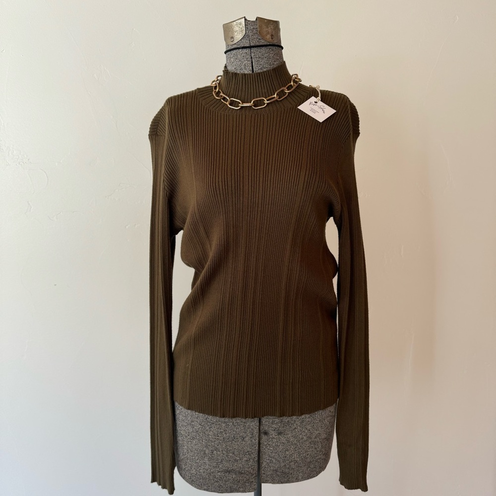 VERO MODA Brown Crew Neck Sweater